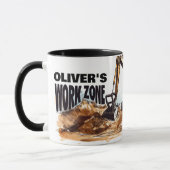 Mug Musique de Digger personnalisée (Gauche)