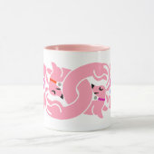 Mug Musique de Doxies tordues roses (Centre)