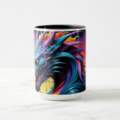 Mug Musique de dragon arc-en-ciel (Centre)