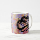 Mug Musique de dragon de feu (Devant droit)