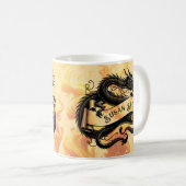 Mug Musique de dragon de feu (Devant droit)