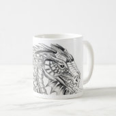 Mug Musique de dragon de feu (Devant droit)