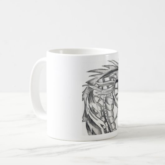Mug Musique de dragon de feu (Devant gauche)