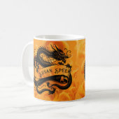 Mug Musique de dragon de feu (Devant gauche)
