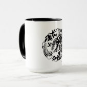 Mug Musique de dragon noir (Devant gauche)
