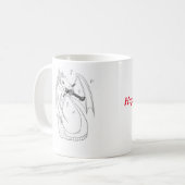 Mug Musique de dragon pour le jour de pères (Devant gauche)