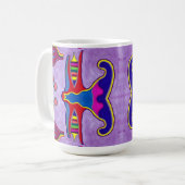 Mug Musique de dragon pourpre (Devant gauche)