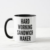 Mug Musique de fabrication de sandwich au travail diff (Gauche)