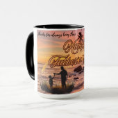 Mug Musique de Fête des pères personnalisée (Devant gauche)