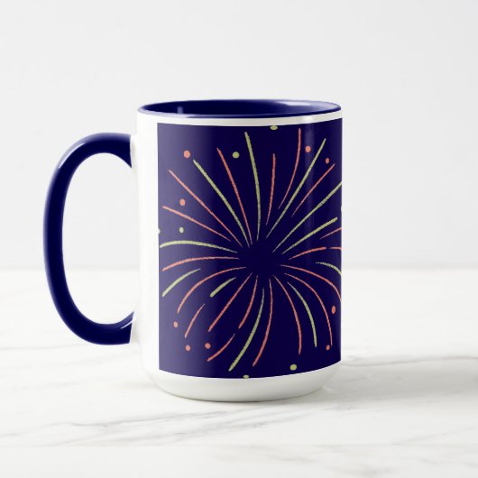 Mug Musique de feu bleu (Gauche)