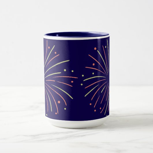 Mug Musique de feu bleu (Centre)