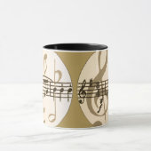 Mug Musique de feuille (Centre)