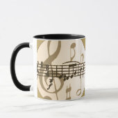 Mug Musique de feuille (Gauche)