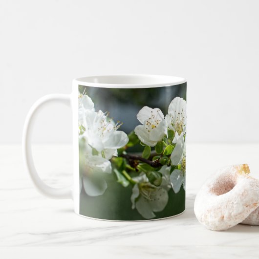 Mug Musique de fleurs de fruits du printemps (Avec donut)