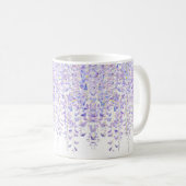 Mug Musique de fleurs de la Wisteria pourpre (Devant droit)