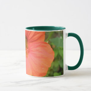 Mug Musique de fleurs de Nasturtium orange
