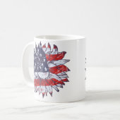 Mug Musique de fleurs patriotique (Devant gauche)
