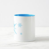 Mug Musique de flocon de neige (Centre)