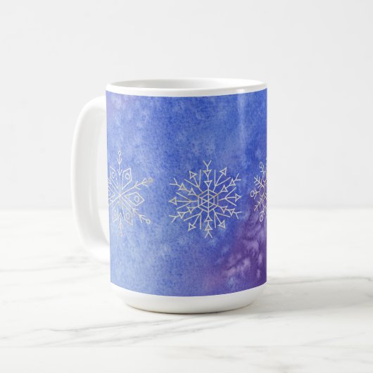 Mug Musique de flocon d'hiver (Devant gauche)