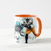 Mug Musique de football (Devant droit)