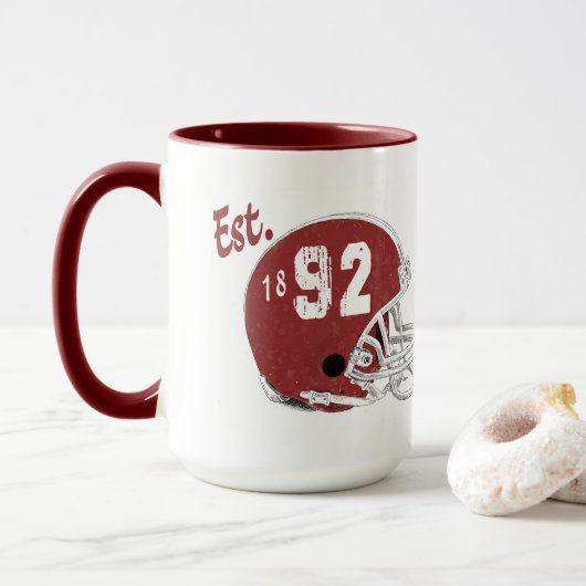Mug Musique de football en Alabama (Avec donut)