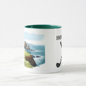 Mug Musique de golf personnalisée (Centre)