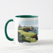 Mug Musique de golf personnalisée (Gauche)