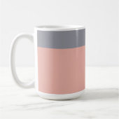 Mug Musique de gris et de corail (Gauche)