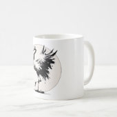 Mug Musique de grue Sumi-e (Devant droit)