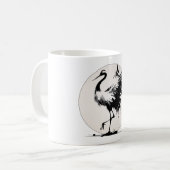 Mug Musique de grue Sumi-e (Devant gauche)