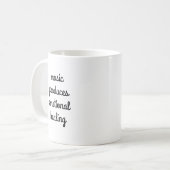 Mug Musique de guérison émotionnelle (Devant gauche)