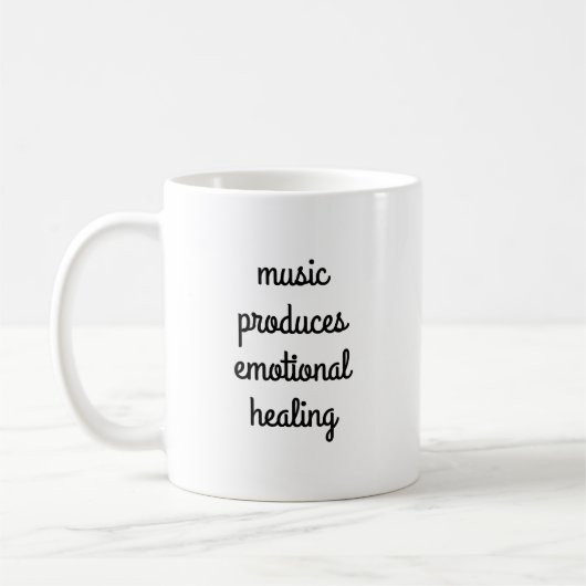 Mug Musique de guérison émotionnelle (Gauche)
