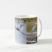 Mug Musique de Héron bleu (Devant droit)