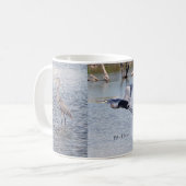 Mug Musique de Héron bleu (Devant gauche)