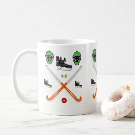 Mug Musique de hockey (Avec donut)