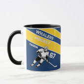 Mug Musique de hockey personnalisée (Gauche)