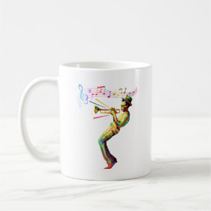 Mug Musique de jazz colorée de New York City