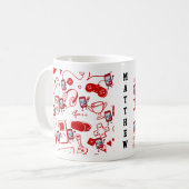 Mug Musique de jeu mignonne (Devant gauche)