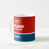 Mug Musique de la campagne Trump sur l'élection d'État (Devant gauche)