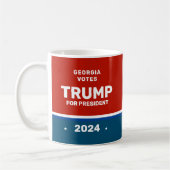 Mug Musique de la campagne Trump sur l'élection d'État (Gauche)