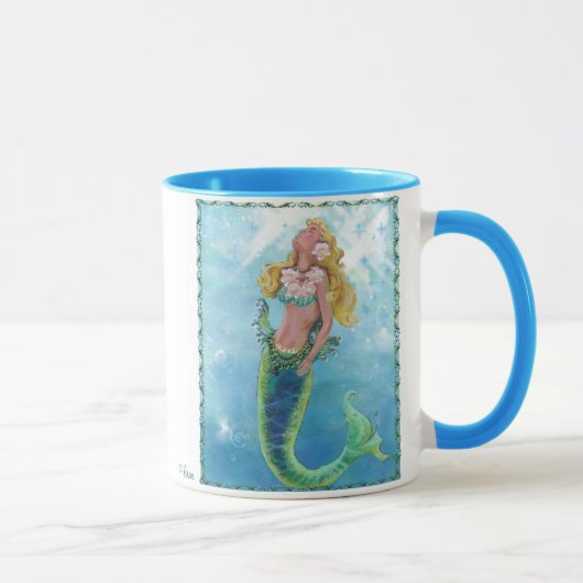 Mug Musique de la Coupe de café Sirène de l'océan (Droite)