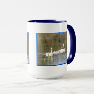 Mug Musique de la famille du cygne blanc