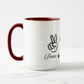 Mug Musique de la paix (Gauche)