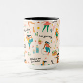 Mug Musique de la positivité corporelle (Centre)