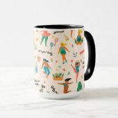 Mug Musique de la positivité corporelle (Devant droit)