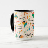 Mug Musique de la positivité corporelle (Devant gauche)