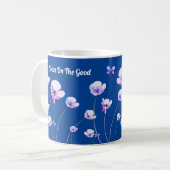Mug Musique de la positivité de la fleur (Devant gauche)