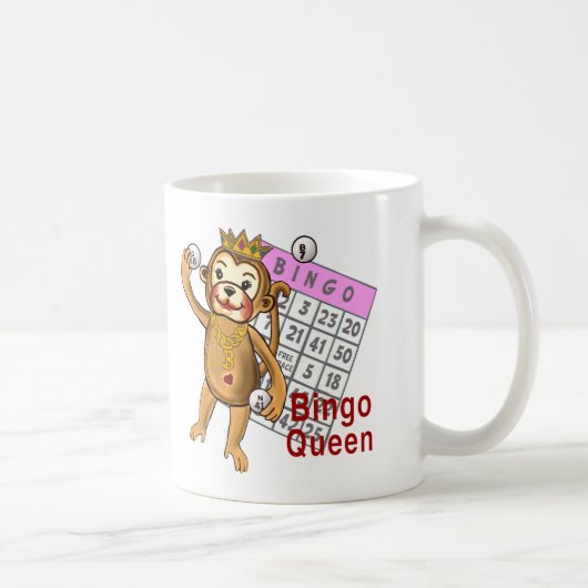 Mug Musique de la reine du Singe Bingo (Droite)