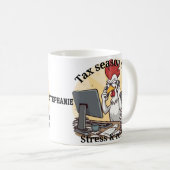 Mug Musique de la saison fiscale (Devant droit)