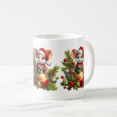 Mug Musique de la souris de Noël (Devant droit)